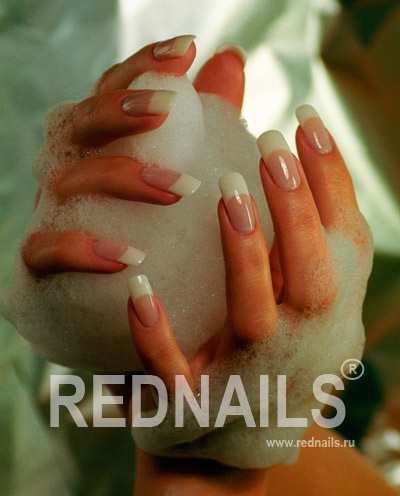 французский маникюр от ногтевого салона REDnails